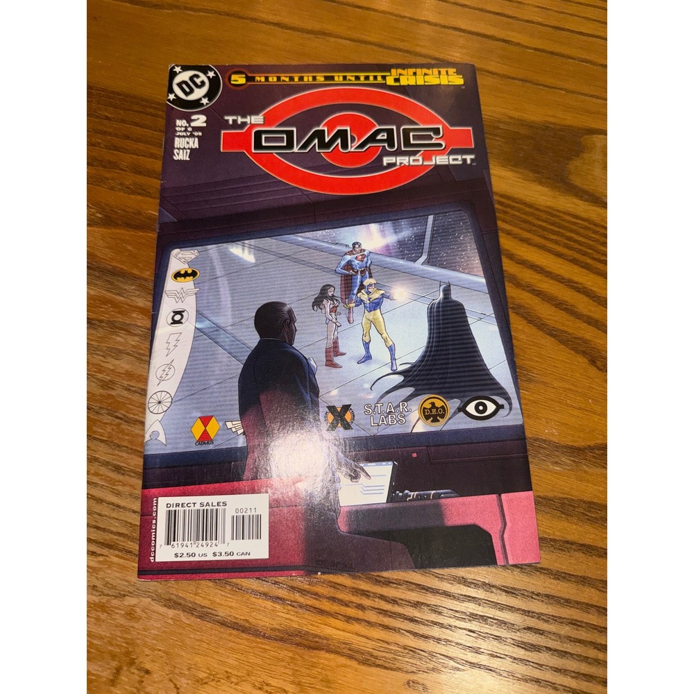 DC Comics The‎ OMAC Project No 2 Comic Book 2005 Rucka Saiz Infinite Crisis